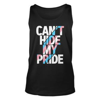 Cant Hide My Pride Transgender Trans Flag Ftm Mtf Lgbtq Unisex Tank Top | Mazezy