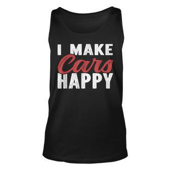 I Make Cars Happy Auto Detailer Car Detailing Cars Tank Top | Mazezy