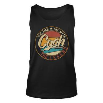 Cash The Man The Myth The Legend Unisex Tank Top - Monsterry CA