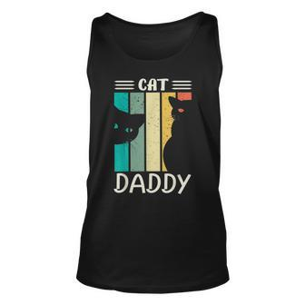 Cat Daddy Cute Cats For Men Dad For Fathers Day Unisex Tank Top | Mazezy CA