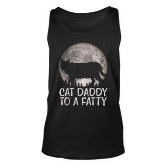 Cat Daddy To A Fatty Fat Chonk Dad Kitten Fur Papa Tank Top - Monsterry CA