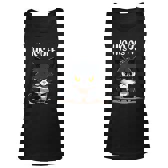 Cat For Men Humor Hiss Off Meow Cat T Tank Top - Thegiftio