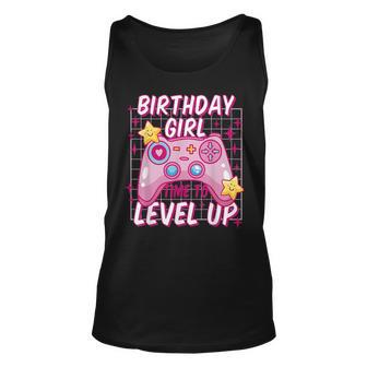 Celebrate Birthday Girl Time To Level Up Unisex Tank Top - Seseable