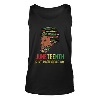 Celebrate Junenth Independence Day Black Men Fathers Day Unisex Tank Top - Thegiftio UK