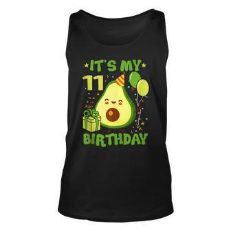 Celebrate Your Little 11Th Birthday In Style With Avocado Unisex Tank Top | Mazezy