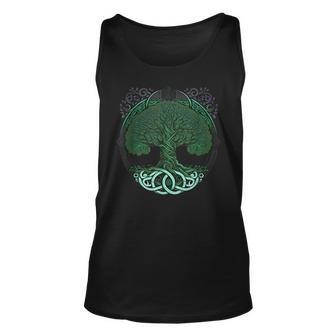 Celtic Knotwork Tree Of Life Unisex Tank Top - Seseable