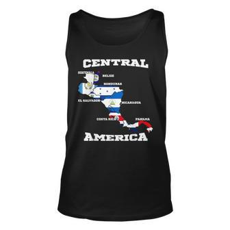 Central American Flags Central America Flags And Names Tank Top - Seseable