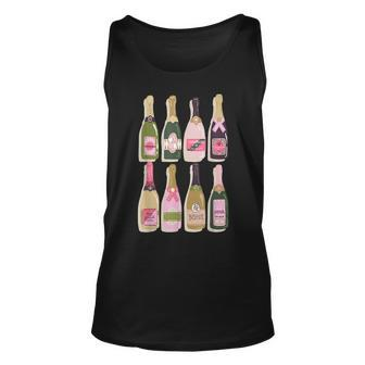 Champagne Bottles Retro New Year Eves 2022 Party Costume Unisex Tank Top | Mazezy