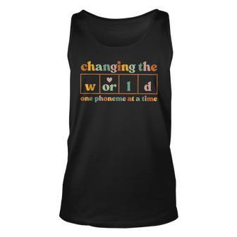 Changing The World One Phoneme At A Time Tank Top - Seseable