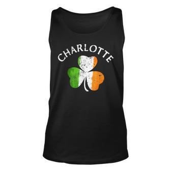 Charlotte Name Gift - Lucky Irish Pride Unisex Tank Top | Mazezy