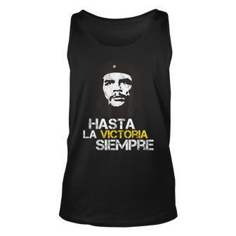 Che Guevara Hasta La Victoria Siempre Cuban Vintage Men Unisex Tank Top | Mazezy