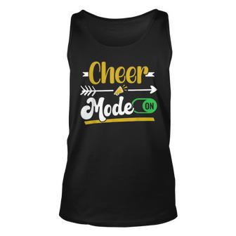 Cheer Mode On Cheerleading Cheerleader Tank Top | Mazezy