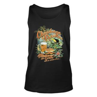 Cheeseburger In Paradise-Heaven On Earth Tank Top | Mazezy