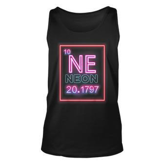 The Chemistry Periodic Table For Scientists Neon Element Tank Top - Thegiftio UK
