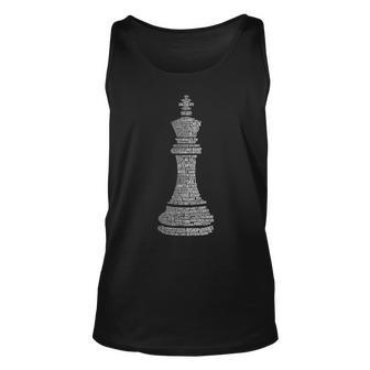 Chess Words Chess Club Chess Player Chess Lover Tank Top - Monsterry