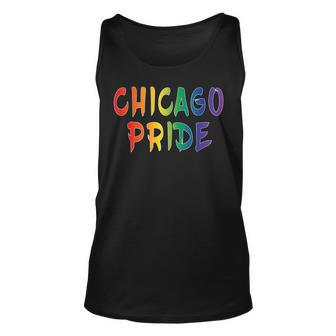 Chicago Pride Gay Pride Parade Or Festival Unisex Tank Top | Mazezy