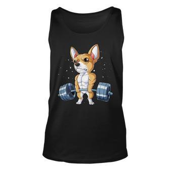 Chihuahua Weightlifting - Mens Standard Unisex Tank Top - Monsterry UK