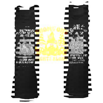 Childhood Cancer Awareness Month Gold Ribbon Gnomies Tank Top | Mazezy