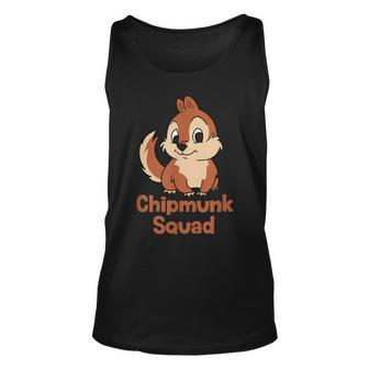 Chipmunk Squad Forest Animal Nature Lover Unisex Tank Top | Mazezy