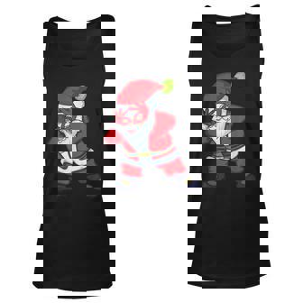 Christmas Santa Claus Griddy Dance Unisex Tank Top | Mazezy