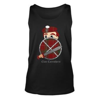 Clan Carruthers Surname Last Name Scottish Tartan Crest Last Name Tank Top | Mazezy