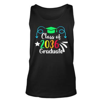 Class Of 2036 Grow With Me First Day Kindergarten Graduation Tank Top - Seseable