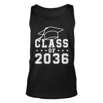 Class Of 2036 Grow With Me First Day Kindergarten Graduation Tank Top - Seseable