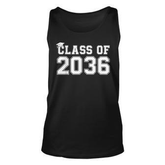 Class Of 2036 Grow With Me Graduation First Day Of School Tank Top | Mazezy