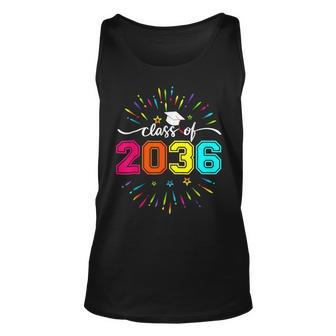Class Of 2036 First Day Kindergarten Grow With Me Boys Girls Unisex Tank Top - Monsterry AU