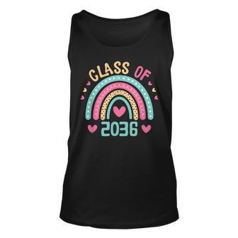 Class Of 2036 Grow With Me First Day Of School Graduation Unisex Tank Top - Seseable