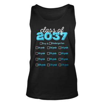 Class Of 2037 Grow With Me Hello Preschool First Day Prek Unisex Tank Top - Monsterry