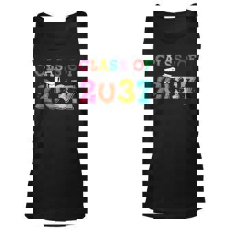 Class Of 2037 Pre-K Graduate Preschool Graduation Unisex Tank Top | Mazezy