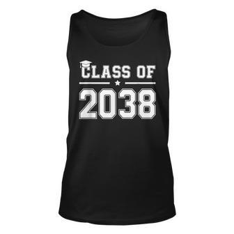 Class Of 2038 Grow With Me First Day Of Kindergarten Unisex Tank Top - Monsterry UK