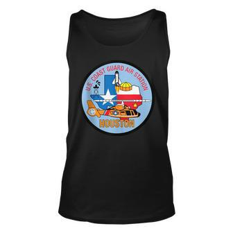 Coast Guard Air Station Cgas Houston Houston Funny Gifts Unisex Tank Top | Mazezy