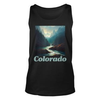 Colorado Mountain And Nature Graphic Tank Top - Monsterry CA