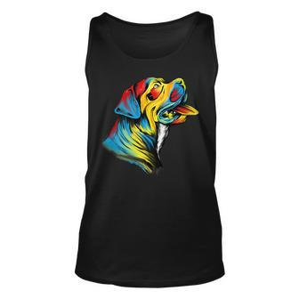 Colorful Mastiff Gift Cane Corso Italian Mastiff Unisex Tank Top | Mazezy