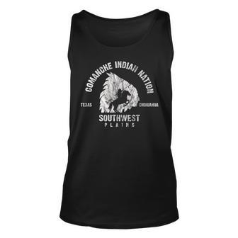 Comanche Native American Indian Pride Chief Respect Vintage Tank Top | Mazezy