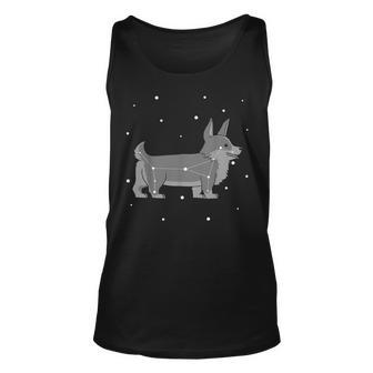 Constellation Corgi Dog Unisex Tank Top | Mazezy