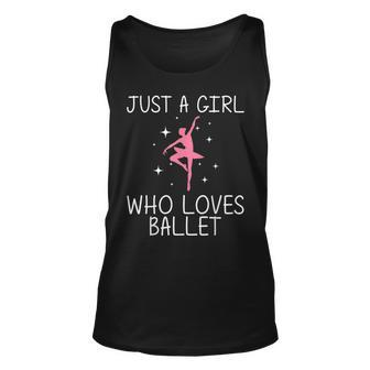 Cool Ballet For Girls Kids Ballerina Dance Ballet Dancer Unisex Tank Top | Mazezy CA