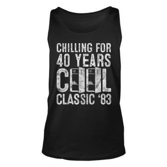 Cool Classic 1983 Vintage 40Th Birthday Gifts 40 Year Old Unisex Tank Top | Mazezy