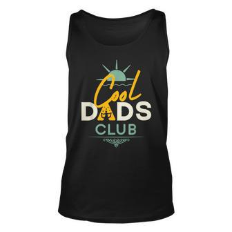 Cool Dads Club Funny Fathers Day Unisex Tank Top - Seseable