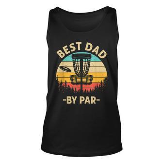 Cool Disc Golf For Men Dad Sports Tournament Best Dad By Par Tank Top | Mazezy
