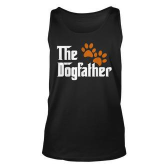 Cool Dog Dad Dog Father The Dogfather Unisex Tank Top | Mazezy