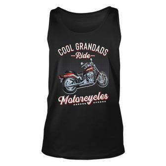 Cool Grandads Ride Motorcycles Grandad Biker Motorbike Unisex Tank Top | Mazezy