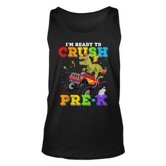 Cool Im Ready To Crush Prek Monster Truck Back To School Unisex Tank Top | Mazezy