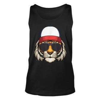 Cool Tiger Sunglasses Cap Vintage Tiger Lovers Tank Top - Monsterry
