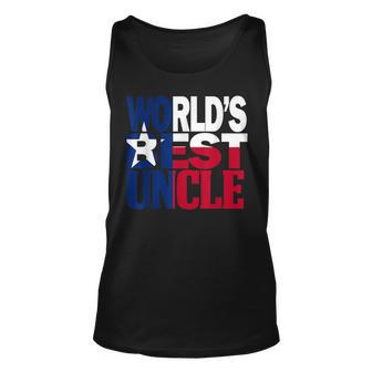 Cool Worlds Best Uncle And Texas T Uncle Unisex Tank Top | Mazezy UK