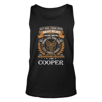 Cooper Name Gift Cooper Brave Heart V2 Unisex Tank Top - Seseable