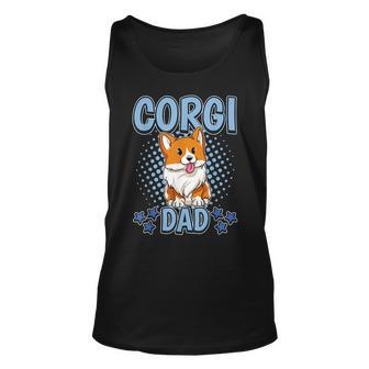 Corgi Dad Daddy Fathers Day Corgi For Dad Tank Top | Mazezy