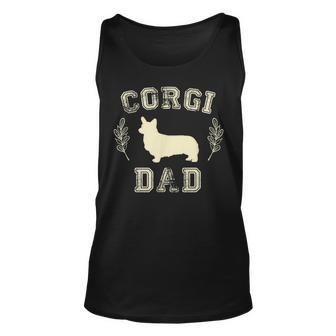 Corgi Dad Corgi For Men Corgi Lovers Owners Corgi Dog Tank Top | Mazezy